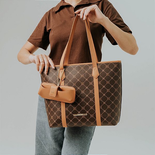 Bolsa Rafitthy Dark Cacau/ Caramelo 2816192A