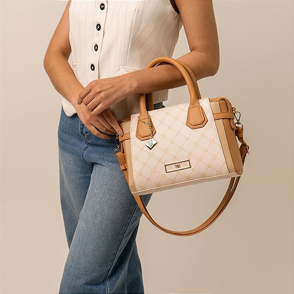 Bolsa Rafitthy Milk Cream/ Bege/ Milk 2816222A