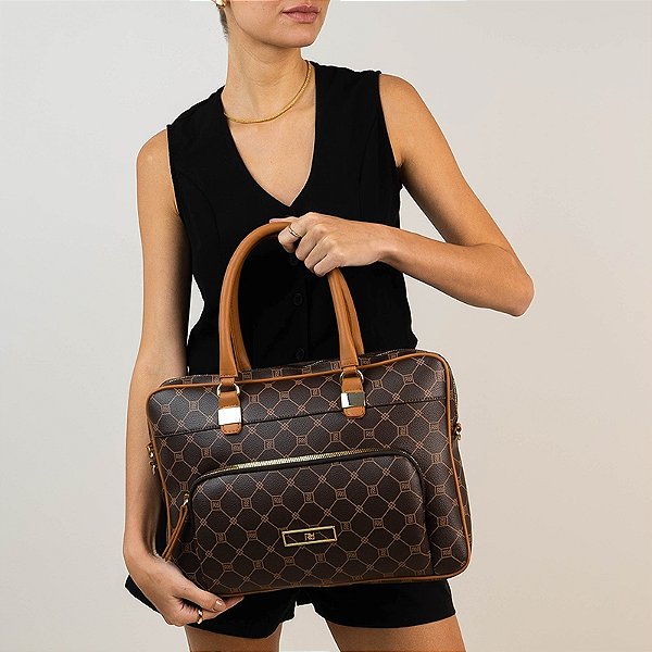 Bolsa Rafitthy Dark Cacau/ Caramelo 2816600A_2
