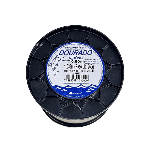 Linha Dourado 0,50mm 250gr (1038 Metros)