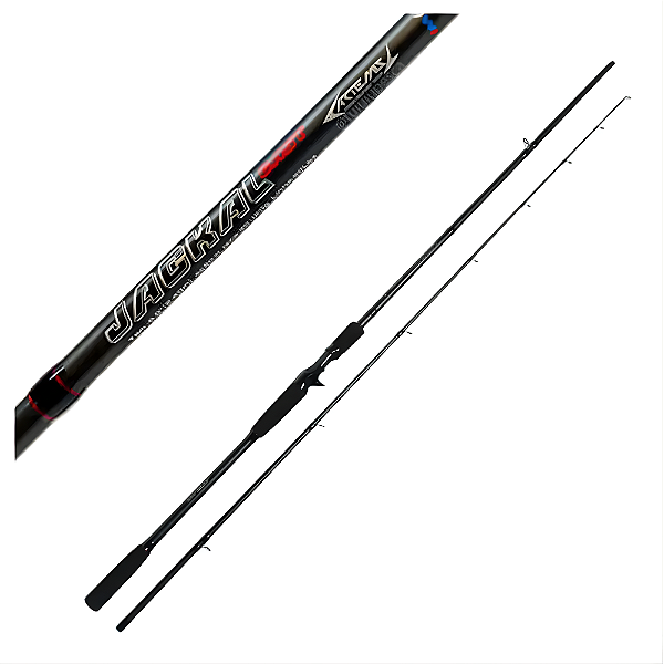 Vara Jackal Carretilha 2,70m 50lbs 2 partes (Artemis)