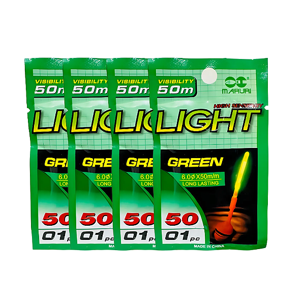 Kit C/4 Luminoso Para Pesca Maruri Nº 50