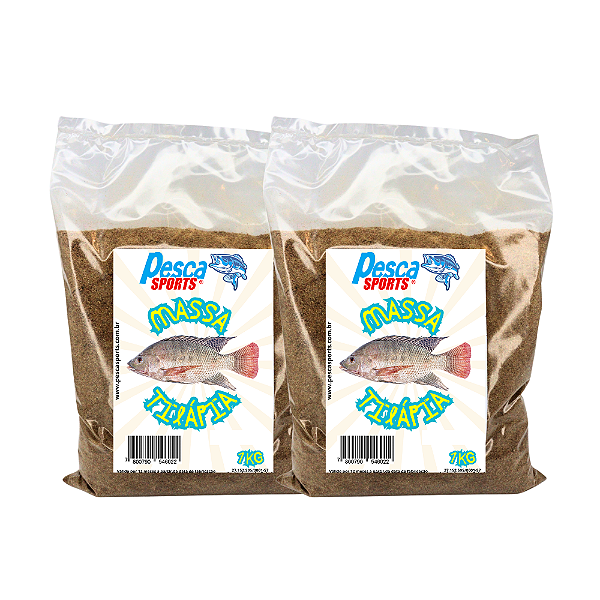 Kit C/2 Massa Da Casa Especial Tilápia (1kg cada)