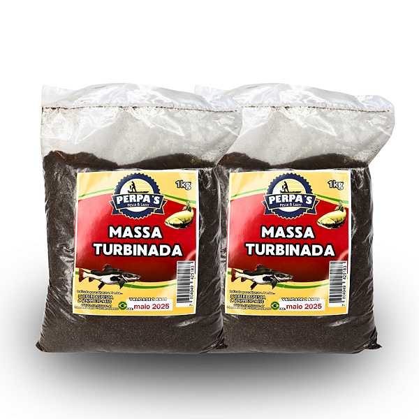 Kit C/ 2  Massa Perpas Pesca Turbinada (1kg cada)