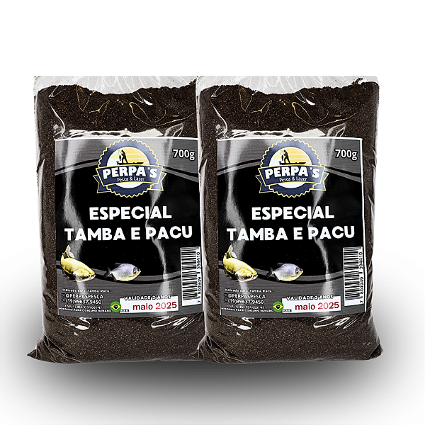 Kit C/ 2 Massa Perpas Pesca Especial Tamba E Pacu (700g cada)