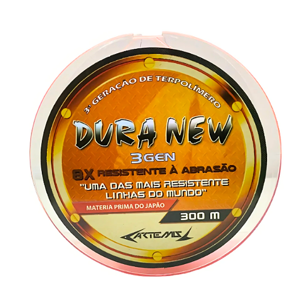 Linha Dura New 3Gen 300m Laranja 0,35mm (Artemis)