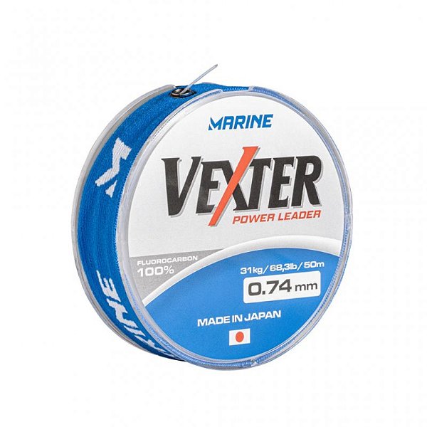 Linha Vexter Fluorcarbon Power Leader 87,2Lbs 0,81mm - 50Mts