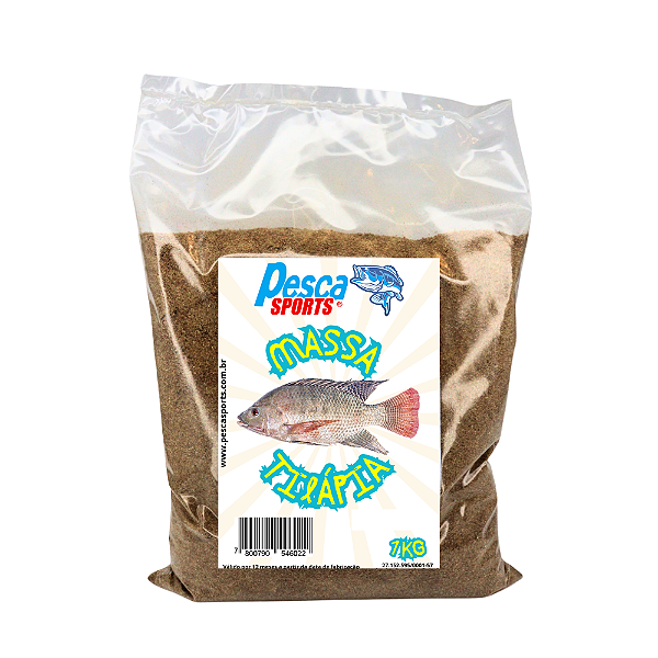 Massa Pesca Sports Tilápia 1 Kg (Massa Da Casa)