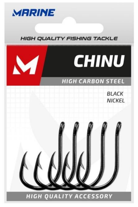 Anzol Chinu Black nº3 Marine Sports c/50 (Cartela)