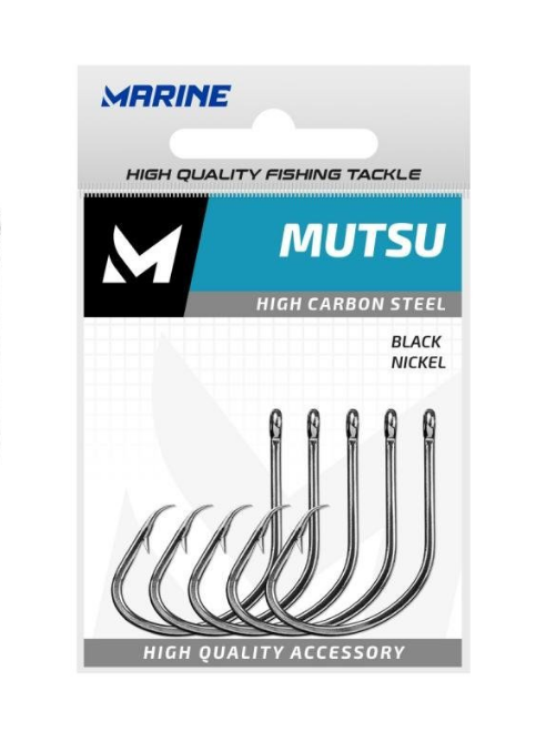 Anzol Mutsu Circle Hook n°4/0 Marine Sports c/20 (cartela)