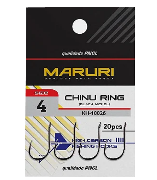Anzol Chinu Ring Black Pinnacle n°11 Maruri c/10