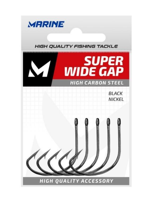 Anzol Super Wide Gap n°2/0 Marine Sports (cartela)