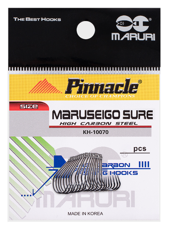 Anzol Maruseigo Sure Pinnacle n°10 Maruri c/20 (cartela)