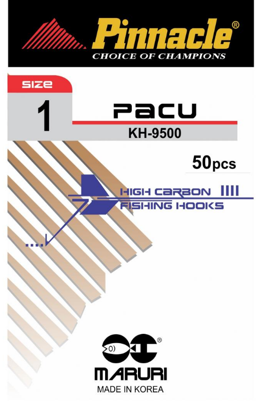 Anzol Pinnacle Pacu KH-9500 n°2/0 Maruri c/10 (cartela)