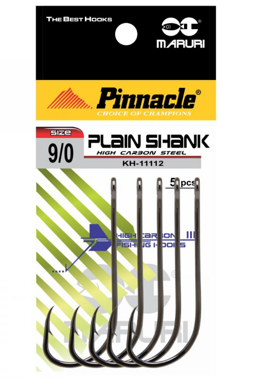 Anzol Pinnacle Plain Shank n° 5/0 Maruri c/05 (cartela)