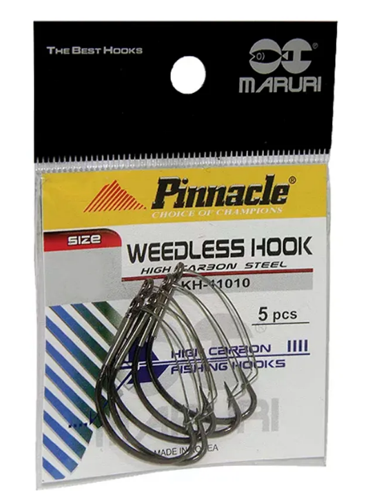 Anzol Pinnacle Weedless Hook n°4/0 Maruri c/05 (cartela)