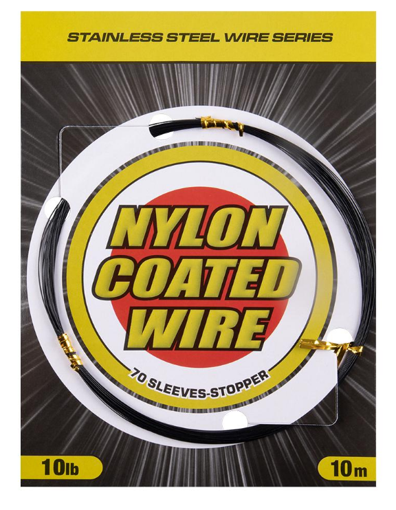 Cabo de Aço Nickel Revestido Com Nylon (Maruri) 10m - 200Lbs