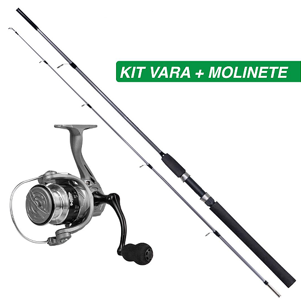 Kit Tucuna 1,83m + Molinete 3000 (Maruri Fishing)