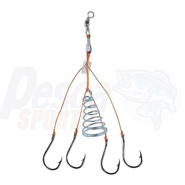 Chuveirinho Nylon Chinu Perpas Pesca 2 Pçs