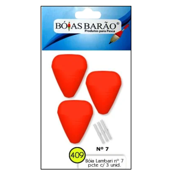 Boia Barão Lambari Nº7 03Pçs Ref.409