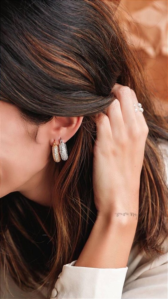 Brinco Argola Baby Shine