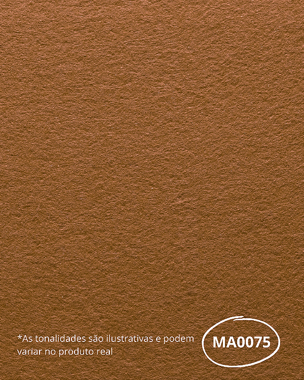 Feltro Liso MARROM 50X70CM - Santa Fé