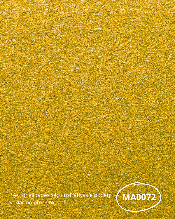 Feltro Liso AMARELO OURO 50X70CM - Santa Fé