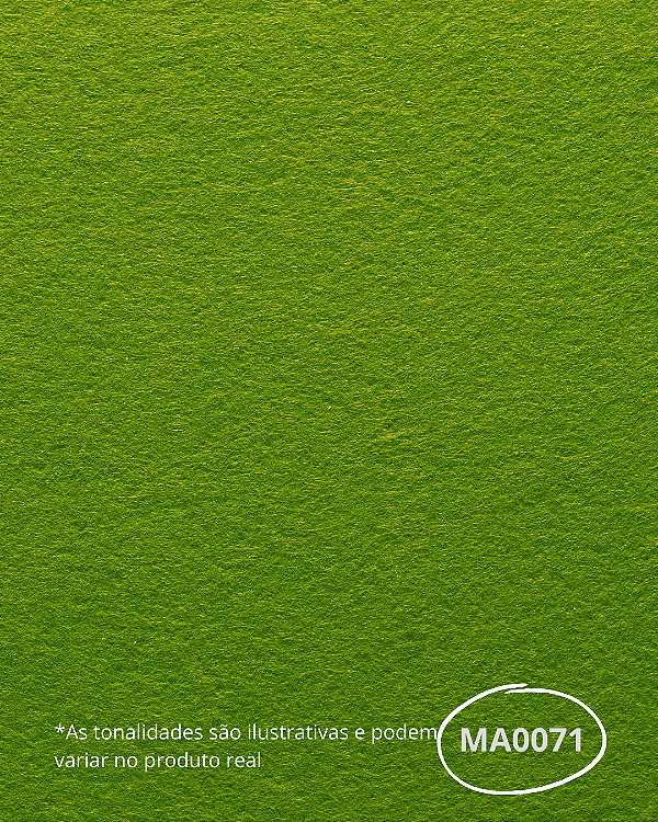 Feltro Liso VERDE MUSGO 50X70CM - Santa Fé