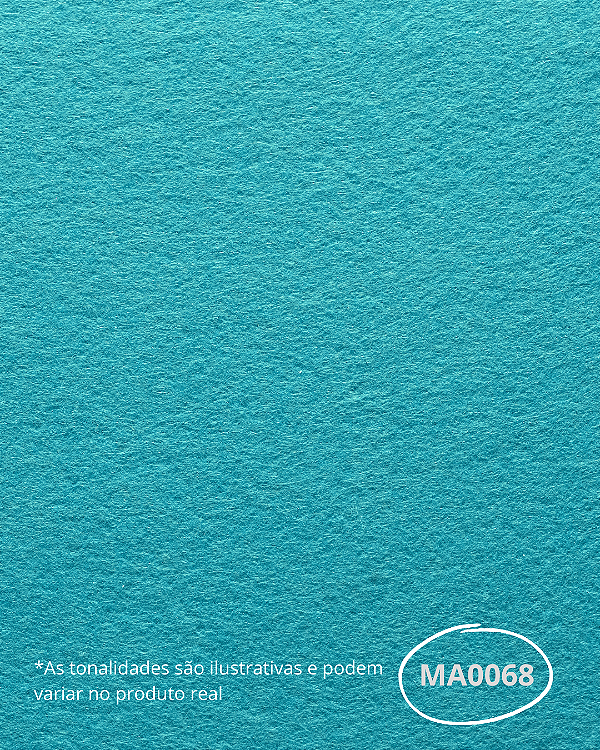 Feltro Liso CANDY COLOR AZUL 50X70CM - Santa Fé