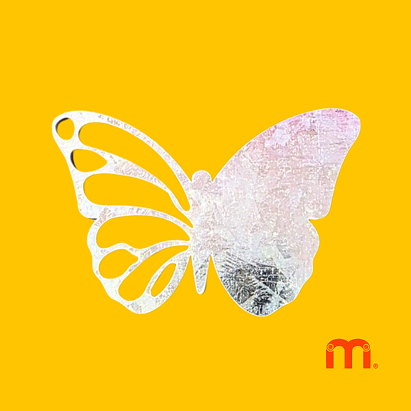 MOLDE "BORBOLETA MEIA ASA" com 1 peça em aço