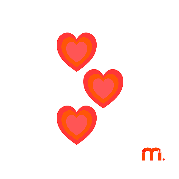 Adesivo Têxtil DTF Emblema "URSINHO LARANJA" cartela com 3 und