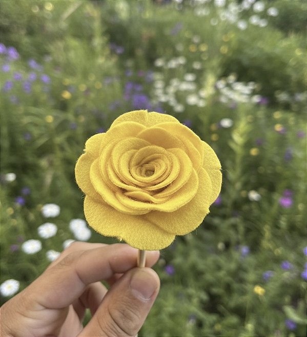 MOLDE "Botão de Rosa" Tamanho Médio