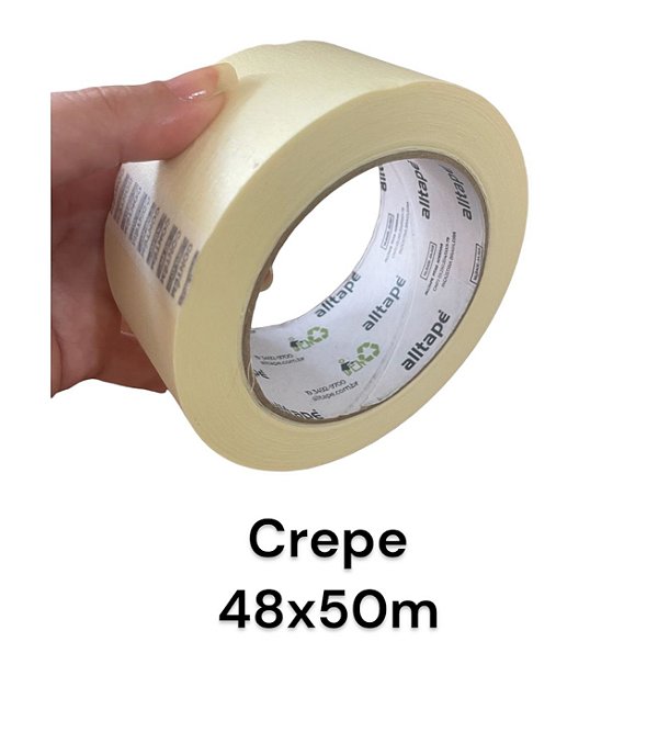 Fita Adesiva Crepe 48x50m - Alltape