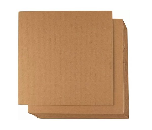 Chapa de Papelão 40x40 cm 3mm