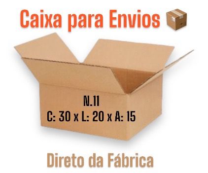 Caixa de Papelão Envios / Ecommerce N.11 - 30x20x15
