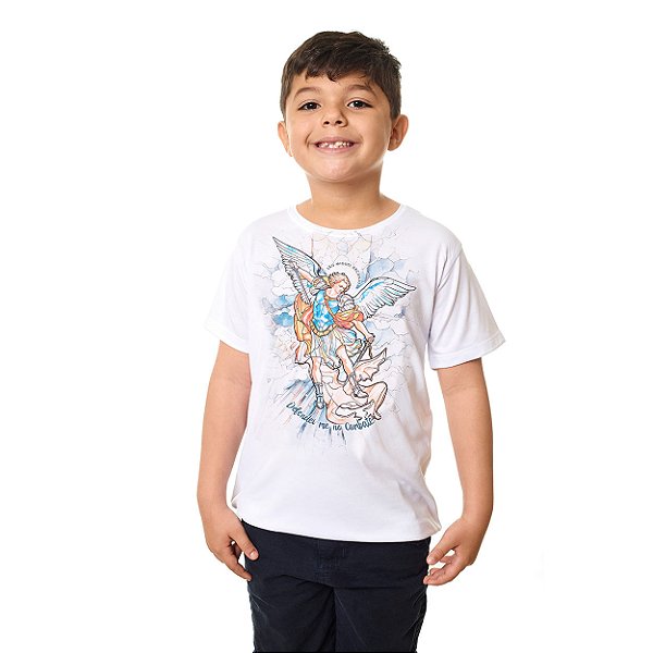 Camiseta Infantil São Miguel Arcanjo