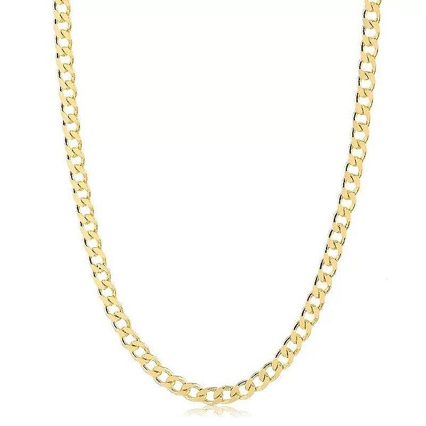 COLAR ELO GRUMET MASCULINO BANHADO A OURO (04010656)