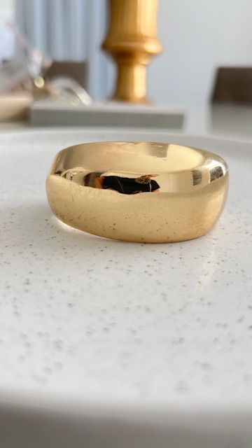 Bracelete vazado dourado