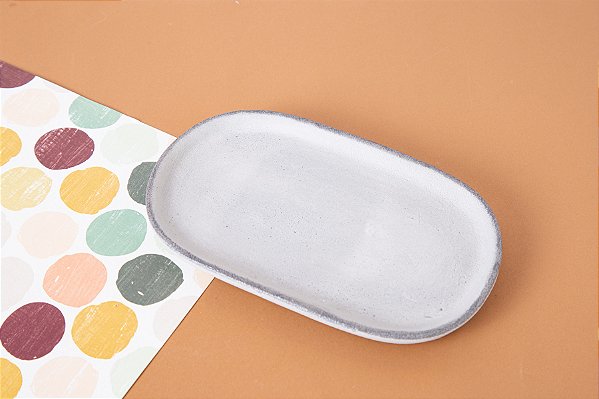 Bandeja Cimento Oval - 2x21x12,5 cm