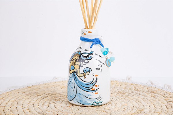 Iemanjá - Difusor de Aroma em Cerâmica - Lavanda e Alfazema