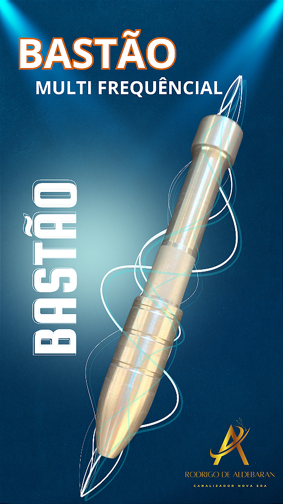 BASTÃO MULTI FREQUÊNCIAL DE CURA ALDEBARANIANO
