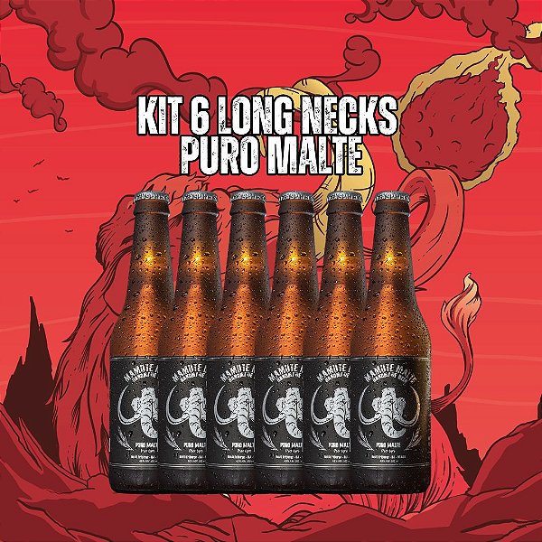 Kit Long Neck Puro Malte - 6 unidades