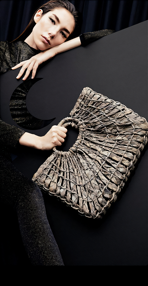 Bolsa leque maria quadrada