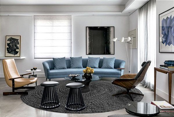 Tapete redondo ribeira