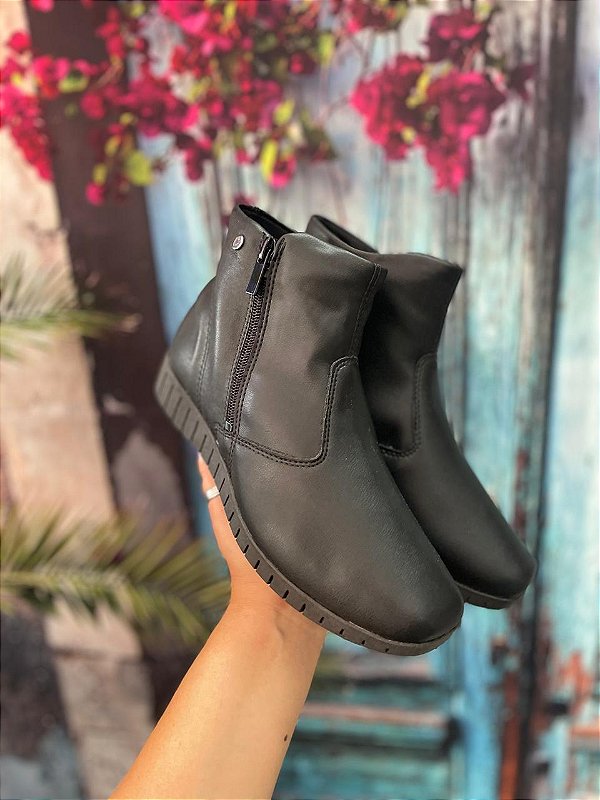 Bota Campesi Cano Curto Preta