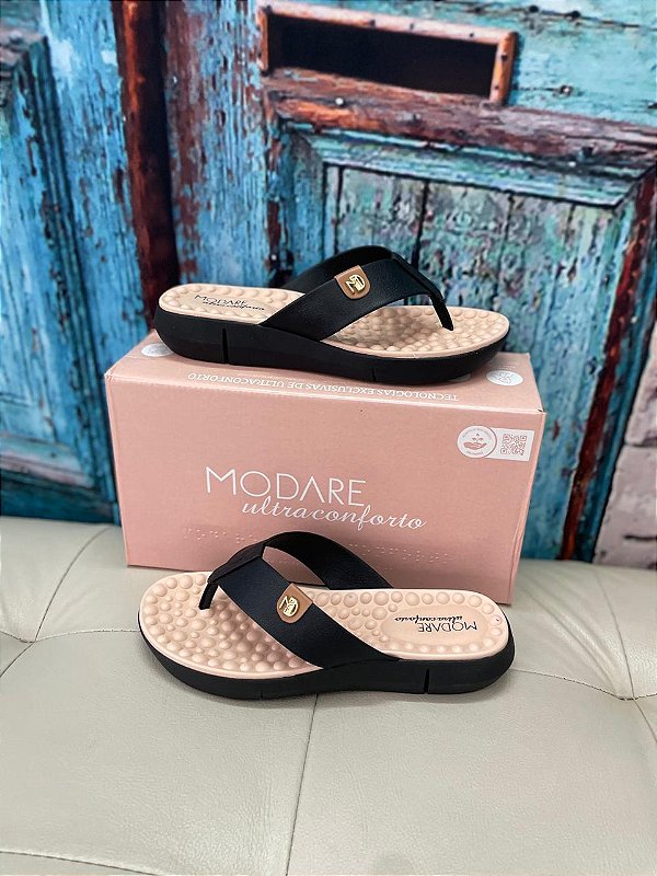 Chinelo Modare Confort Preto