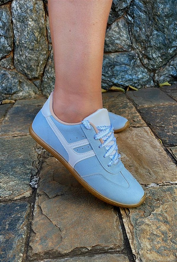 Tênis Moleca Casual Azul Claro