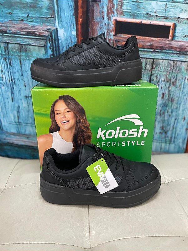 Tênis Kolosh Flatform Preto