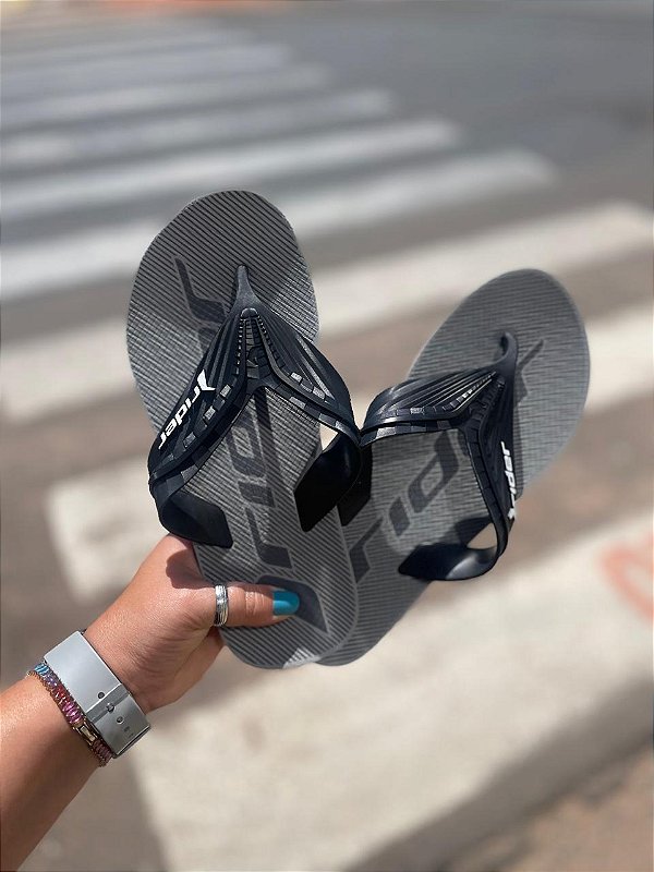 Chinelo Rider Masculino Cinza