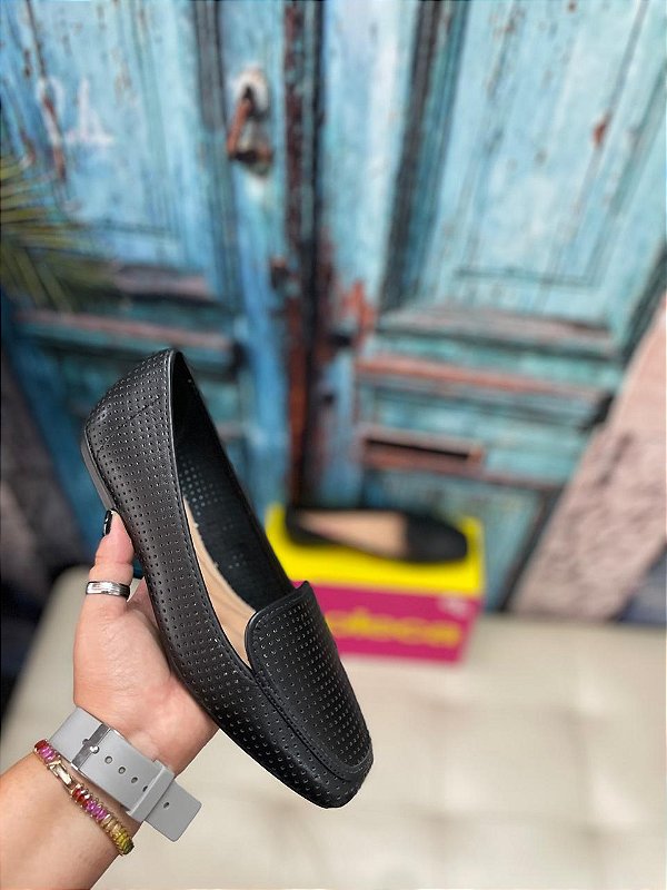 Sapato Moleca Loafer Preto
